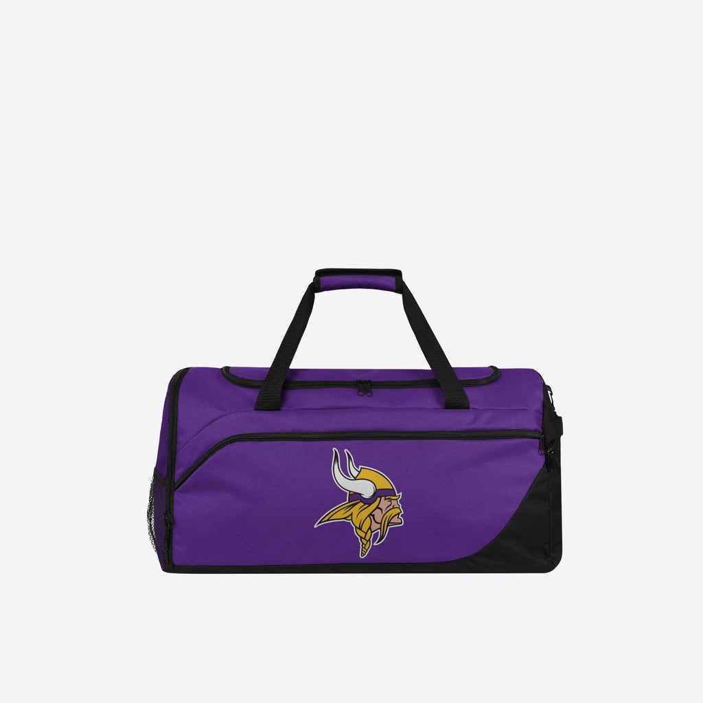 Minnesota Vikings Solid Big Logo Duffle Bag FOCO - FOCO.com
