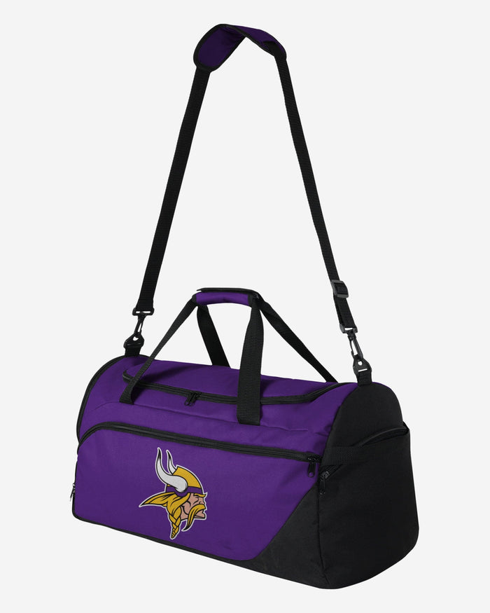 Minnesota Vikings Solid Big Logo Duffle Bag FOCO - FOCO.com