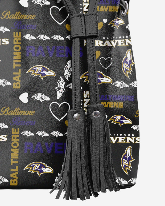 Baltimore Ravens Logo Love Cinch Purse FOCO - FOCO.com