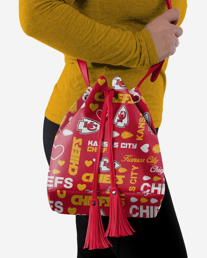 Kansas City Chiefs Logo Love Cinch Purse FOCO - FOCO.com
