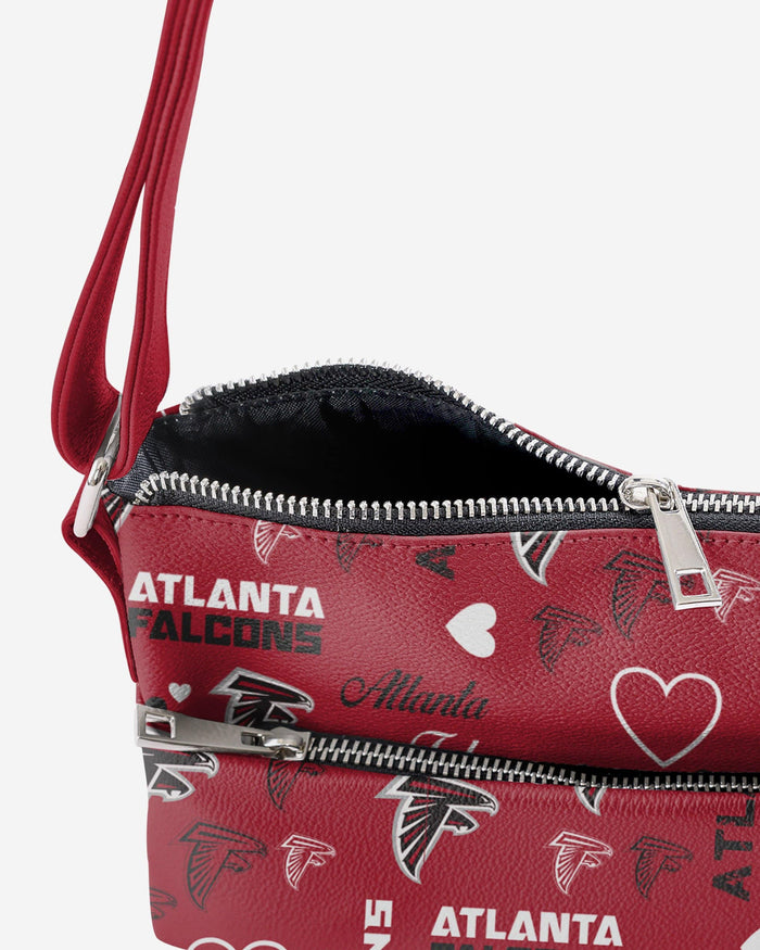 Atlanta Falcons Logo Love Crossbody Purse FOCO - FOCO.com