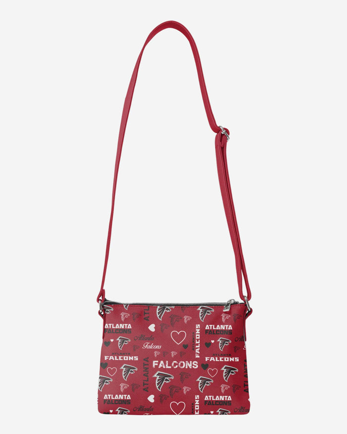 Atlanta Falcons Logo Love Crossbody Purse FOCO - FOCO.com