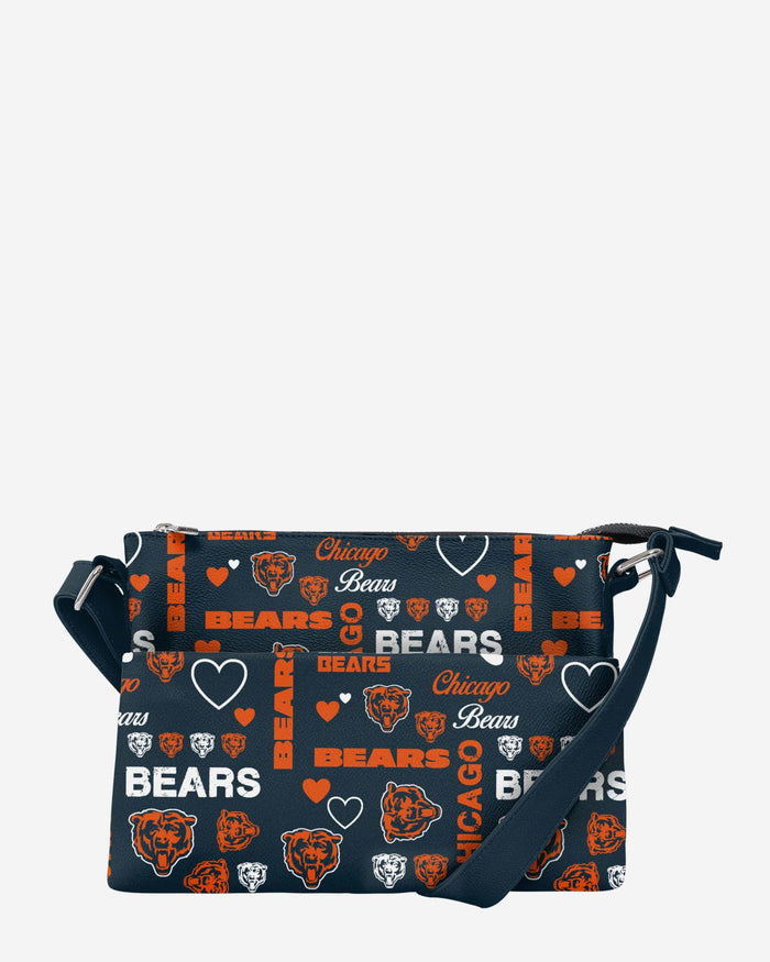 Chicago Bears Logo Love Crossbody Purse FOCO - FOCO.com