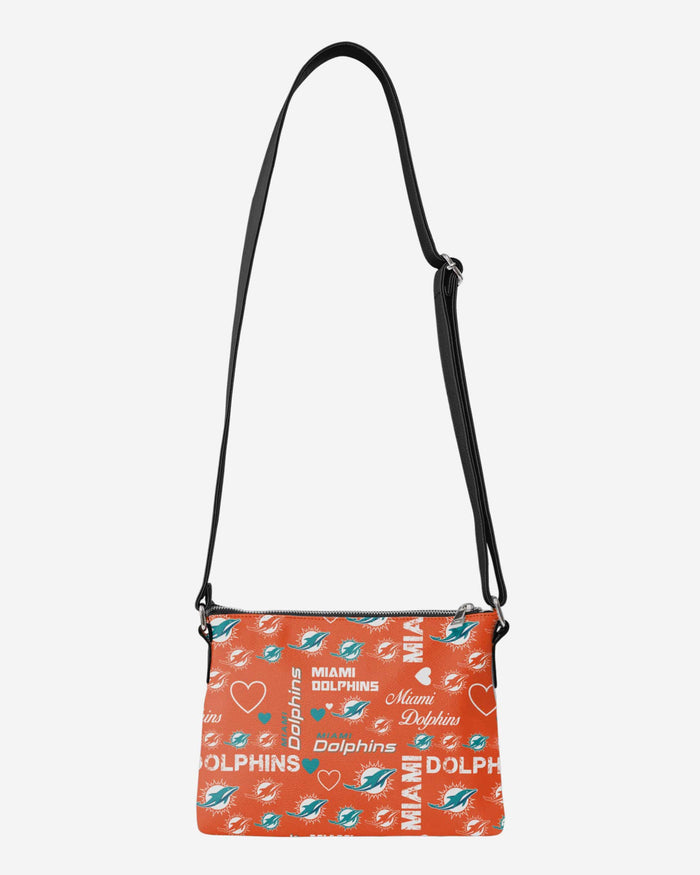 Miami Dolphins Logo Love Crossbody Purse FOCO - FOCO.com