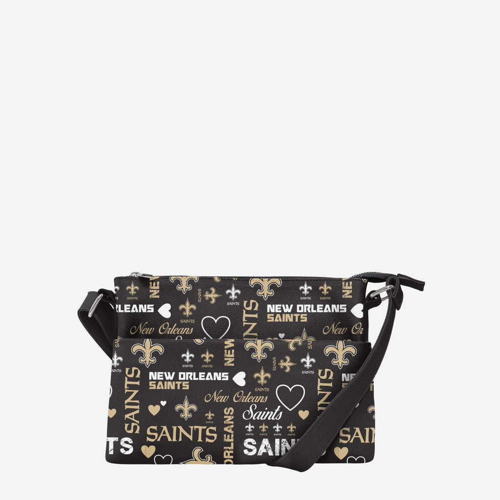 New Orleans Saints Logo Love Crossbody Purse FOCO - FOCO.com