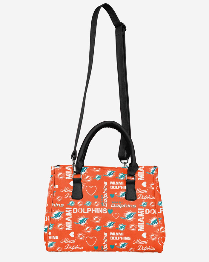 Miami Dolphins Logo Love Purse FOCO - FOCO.com