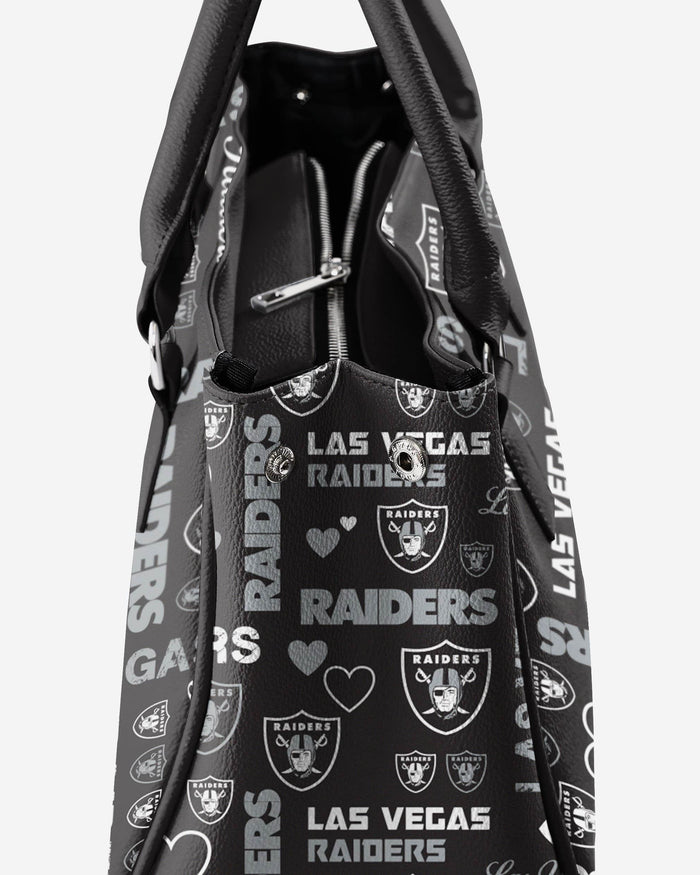 Las Vegas Raiders Logo Love Purse FOCO - FOCO.com