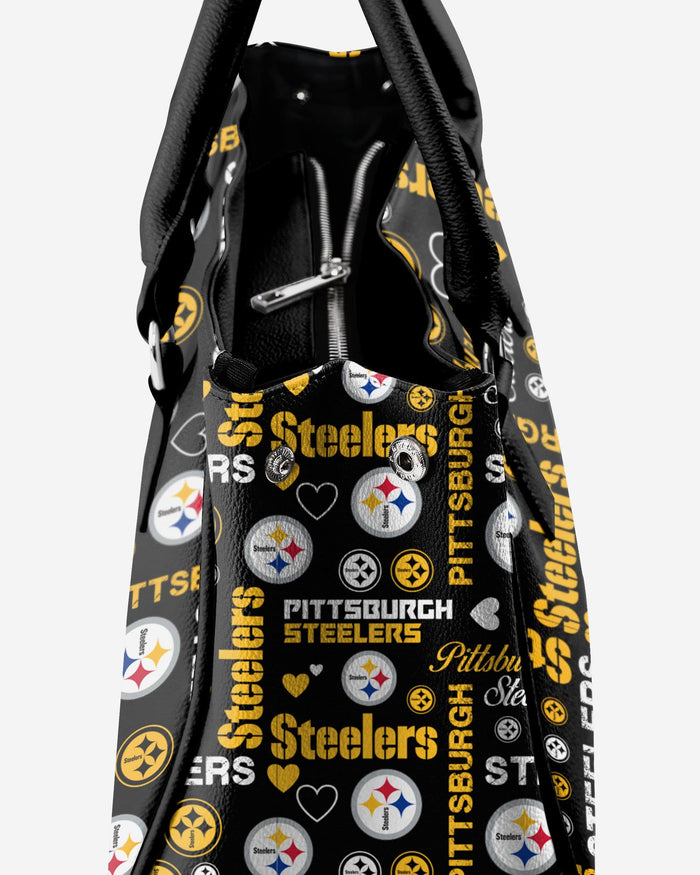 Pittsburgh Steelers Logo Love Purse FOCO - FOCO.com