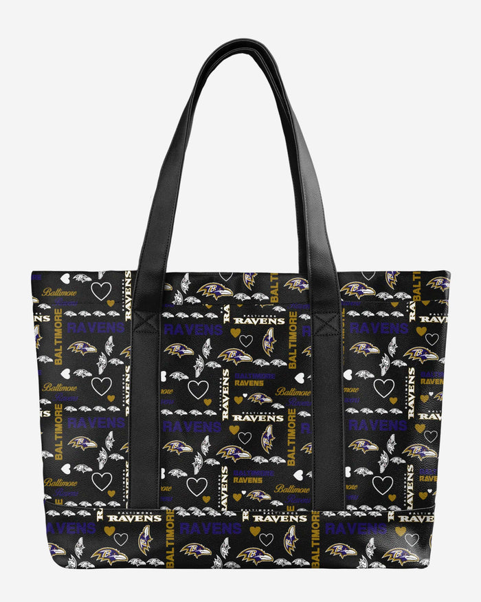 Baltimore Ravens Logo Love Tote Bag FOCO - FOCO.com