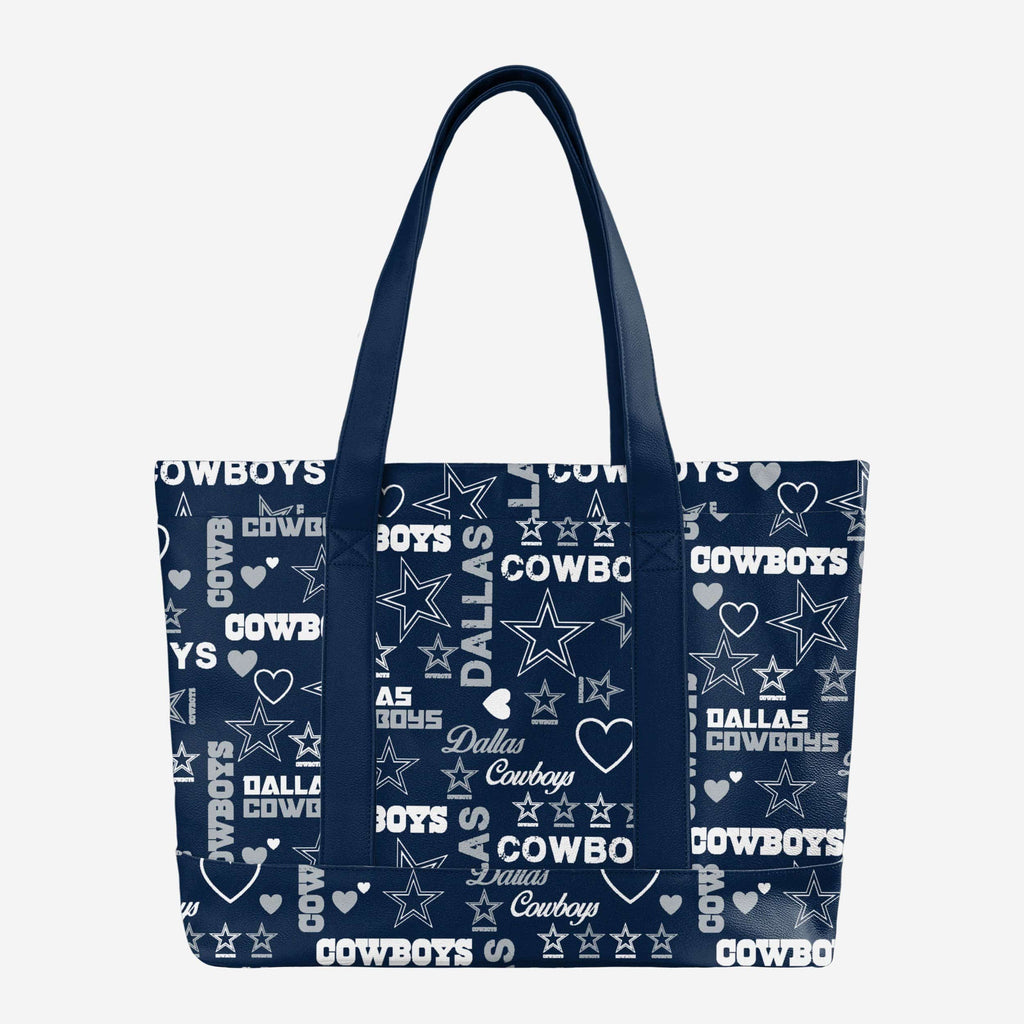 Dallas Cowboys Logo Love Tote Bag FOCO - FOCO.com