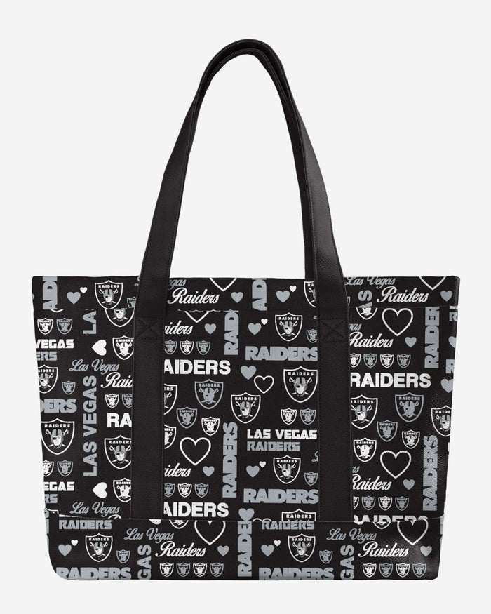 Las Vegas Raiders Logo Love Tote Bag FOCO - FOCO.com
