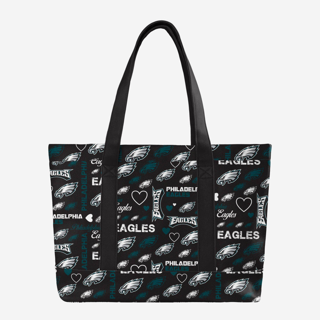 Philadelphia Eagles Logo Love Tote Bag FOCO - FOCO.com