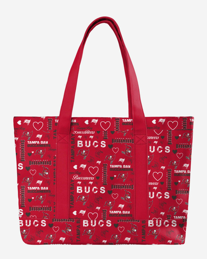 Tampa Bay Buccaneers Logo Love Tote Bag FOCO - FOCO.com