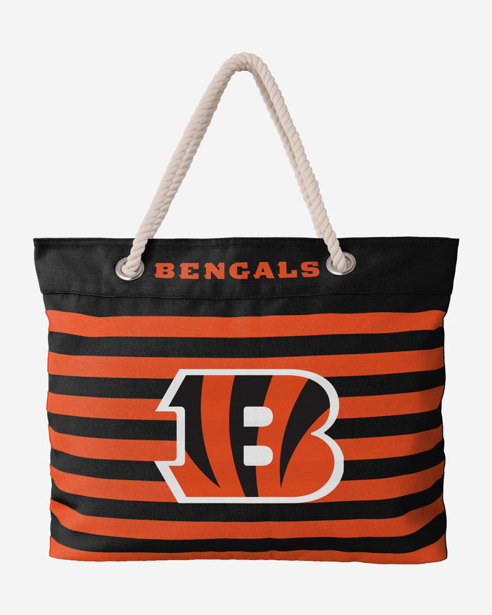 Cincinnati Bengals Nautical Stripe Tote Bag FOCO - FOCO.com