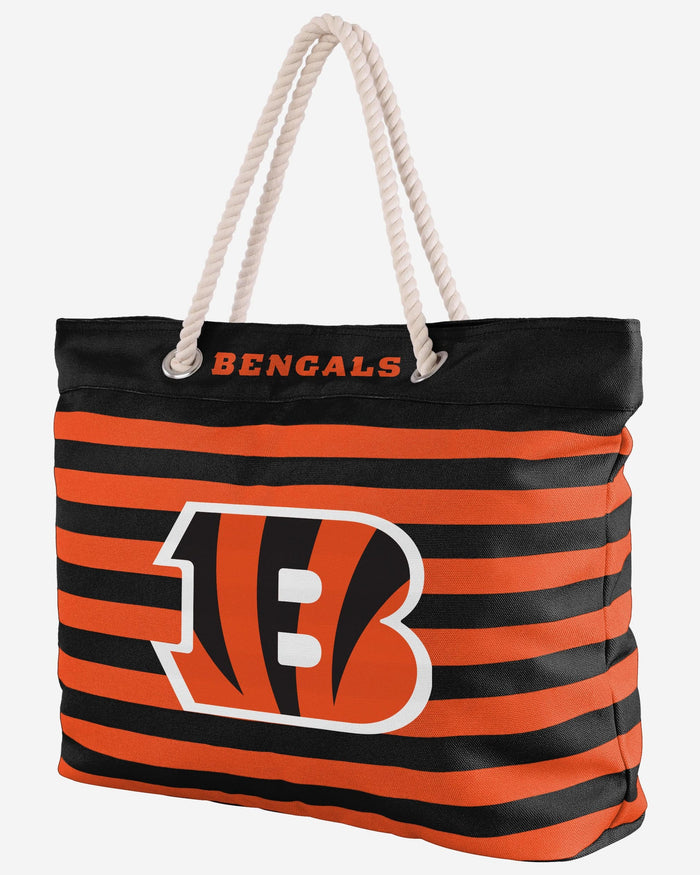 Cincinnati Bengals Nautical Stripe Tote Bag FOCO - FOCO.com