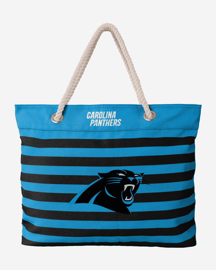 Carolina Panthers Nautical Stripe Tote Bag FOCO - FOCO.com
