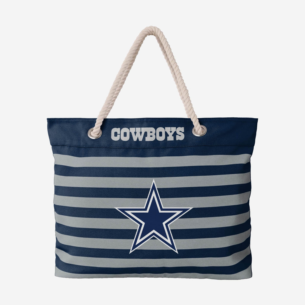Dallas Cowboys Nautical Stripe Tote Bag FOCO - FOCO.com