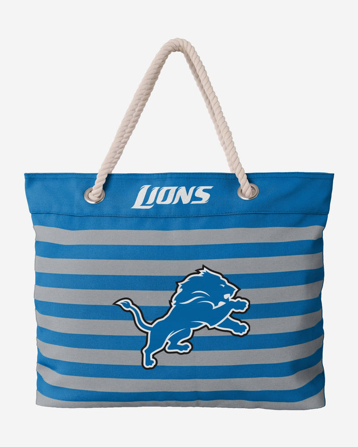 Detroit Lions Nautical Stripe Tote Bag FOCO - FOCO.com