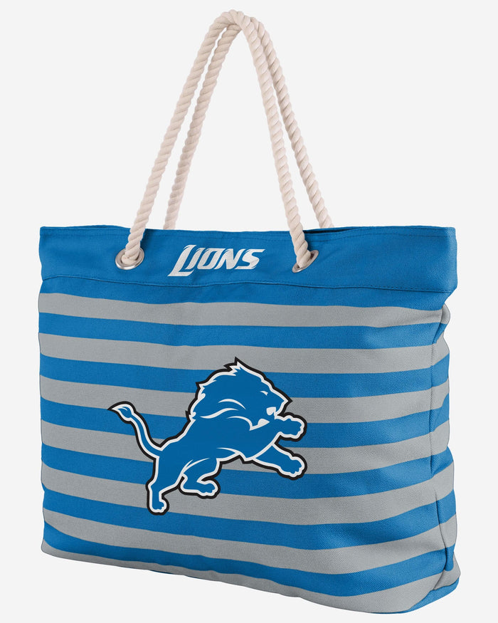 Detroit Lions Nautical Stripe Tote Bag FOCO - FOCO.com