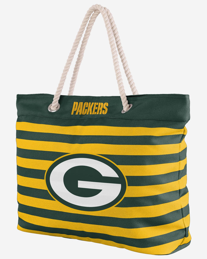 Green Bay Packers Nautical Stripe Tote Bag FOCO - FOCO.com