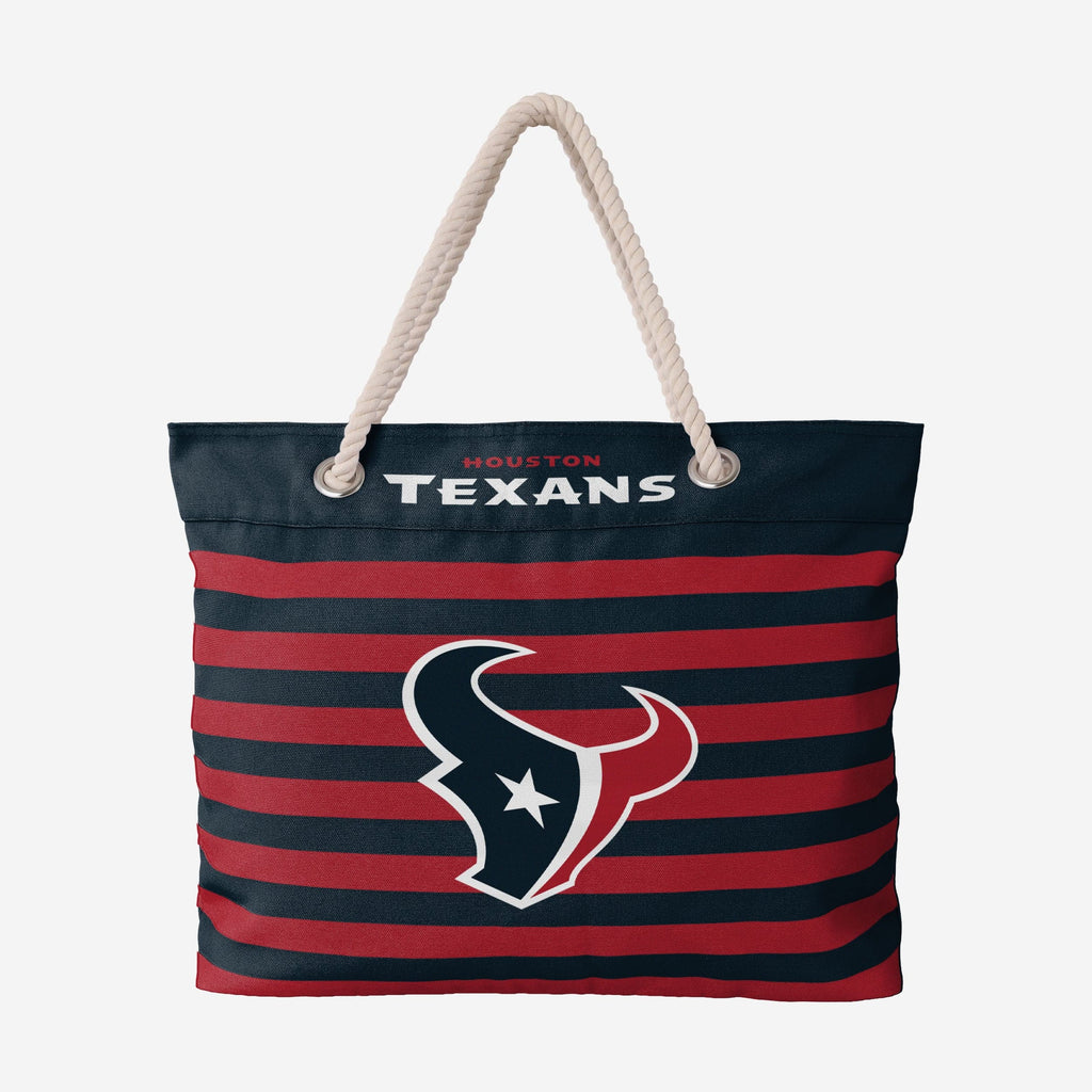Houston Texans Nautical Stripe Tote Bag FOCO - FOCO.com