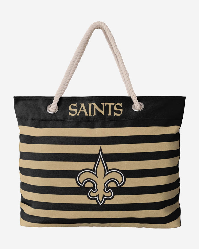 New Orleans Saints Nautical Stripe Tote Bag FOCO - FOCO.com