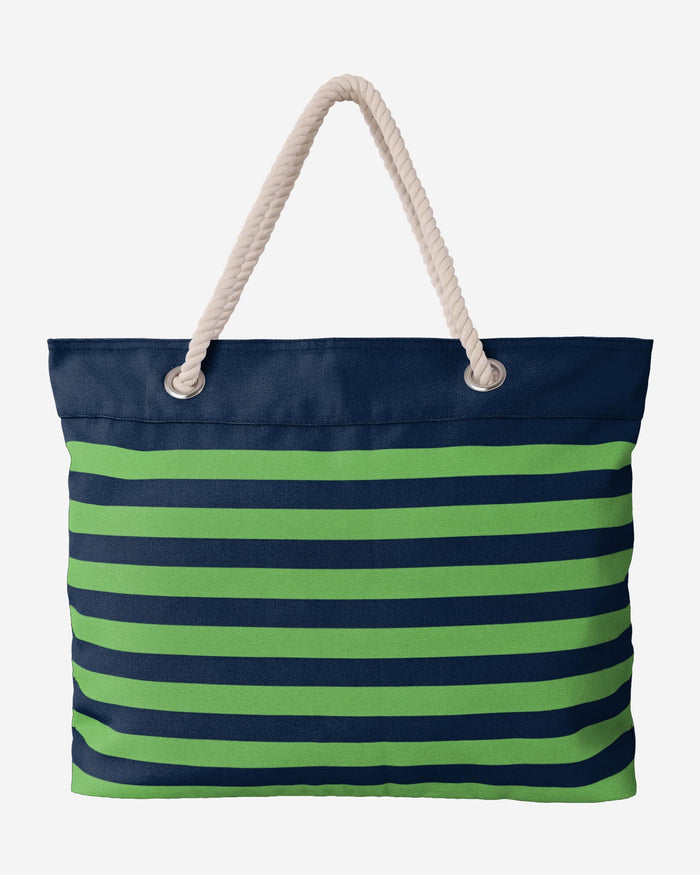 Seattle Seahawks Nautical Stripe Tote Bag FOCO - FOCO.com