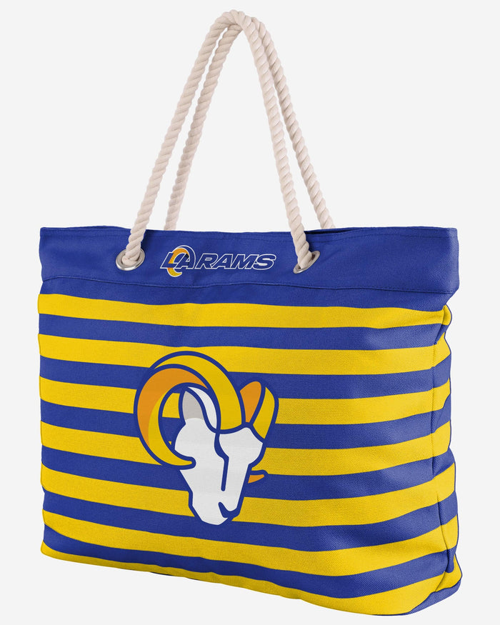 Los Angeles Rams Nautical Stripe Tote Bag FOCO - FOCO.com