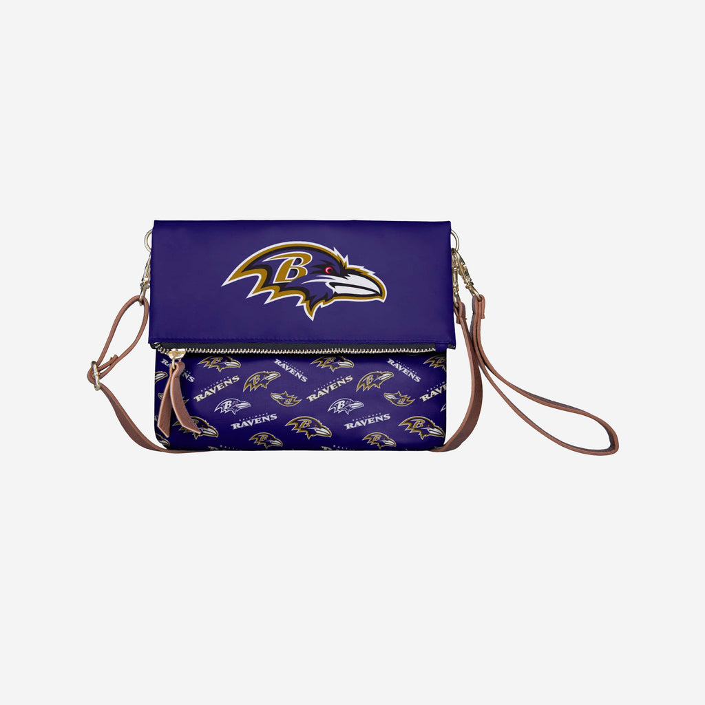 Baltimore Ravens Printed Collection Foldover Tote Bag FOCO - FOCO.com