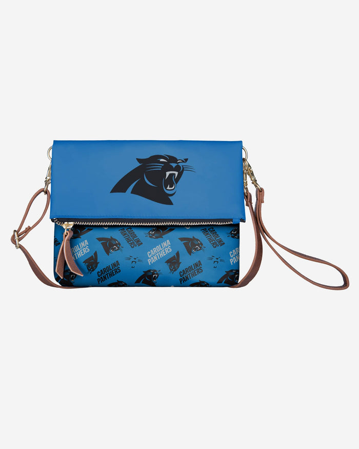 Carolina Panthers Printed Collection Foldover Tote Bag FOCO - FOCO.com