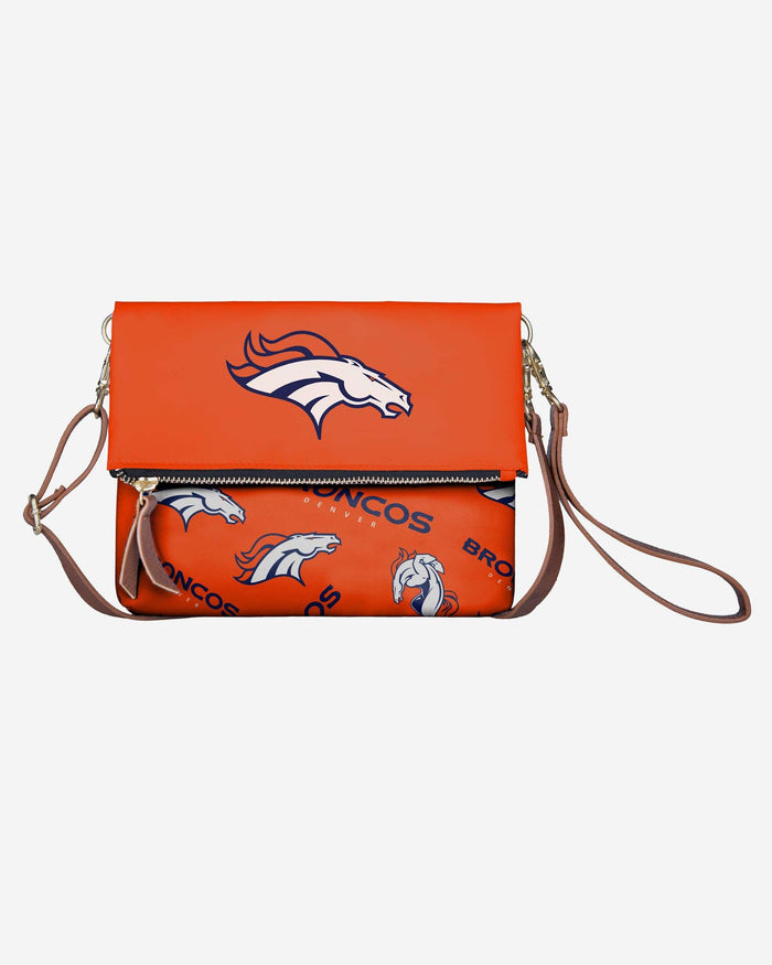 Denver Broncos Printed Collection Foldover Tote Bag FOCO - FOCO.com