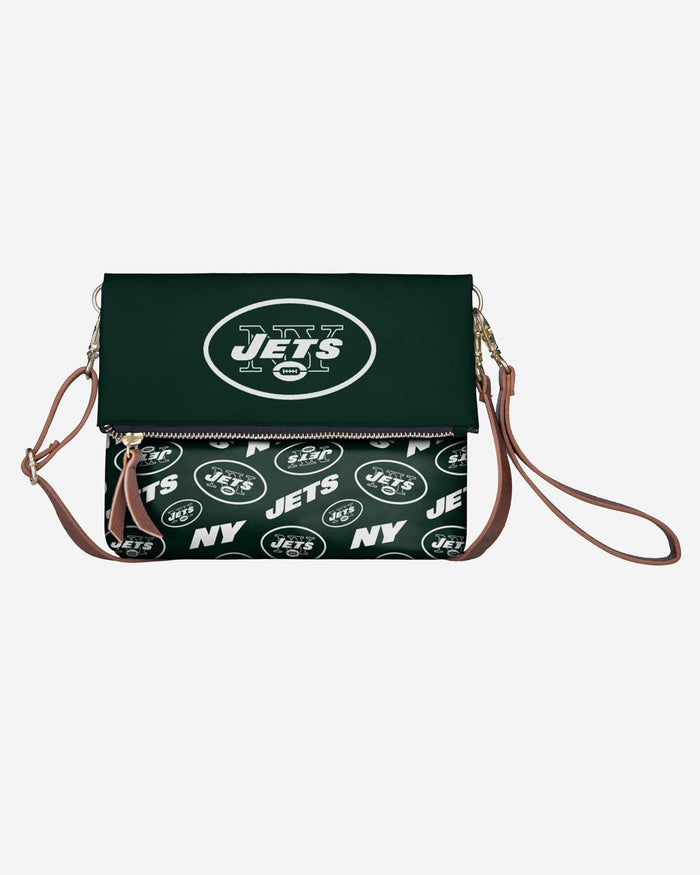 New York Jets Printed Collection Foldover Tote Bag FOCO - FOCO.com