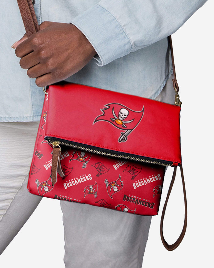 Tampa Bay Buccaneers Printed Collection Foldover Tote Bag FOCO - FOCO.com