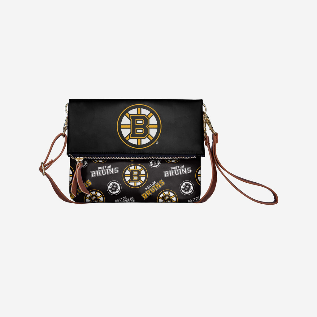 Boston Bruins Printed Collection Foldover Tote Bag FOCO - FOCO.com