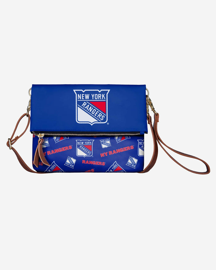 New York Rangers Printed Collection Foldover Tote Bag FOCO - FOCO.com