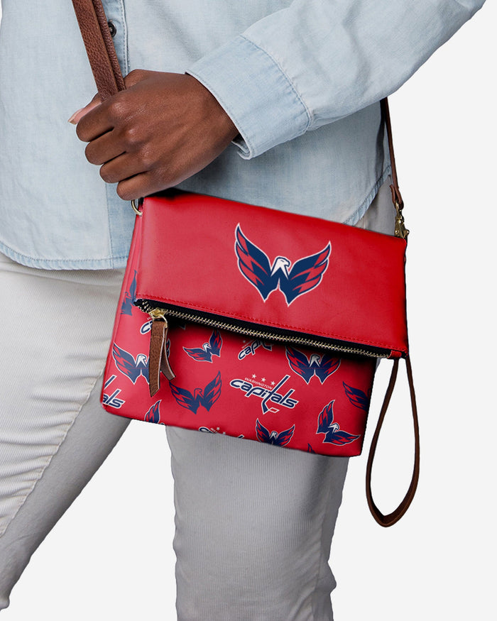 Washington Capitals Printed Collection Foldover Tote Bag FOCO - FOCO.com