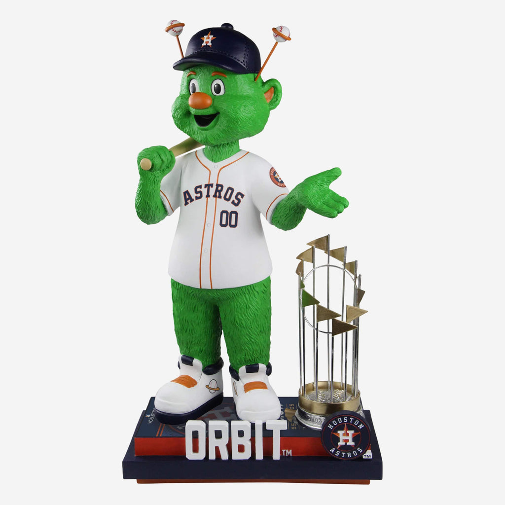 Orbit Houston Astros 2022 World Series Champions 18 in Mascot Bobblehead FOCO - FOCO.com