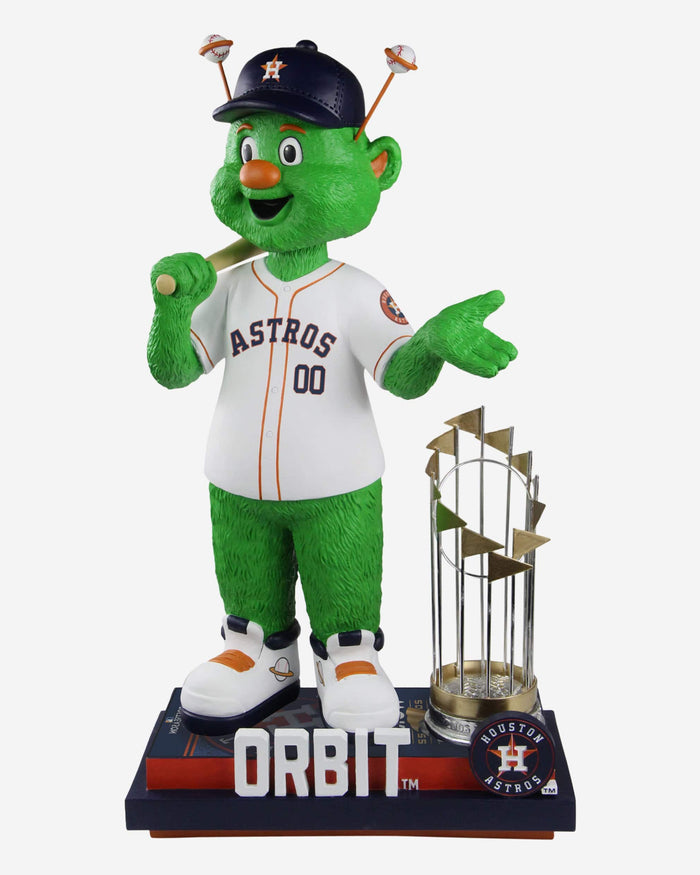 Orbit Houston Astros 2022 World Series Champions 18 in Mascot Bobblehead FOCO - FOCO.com