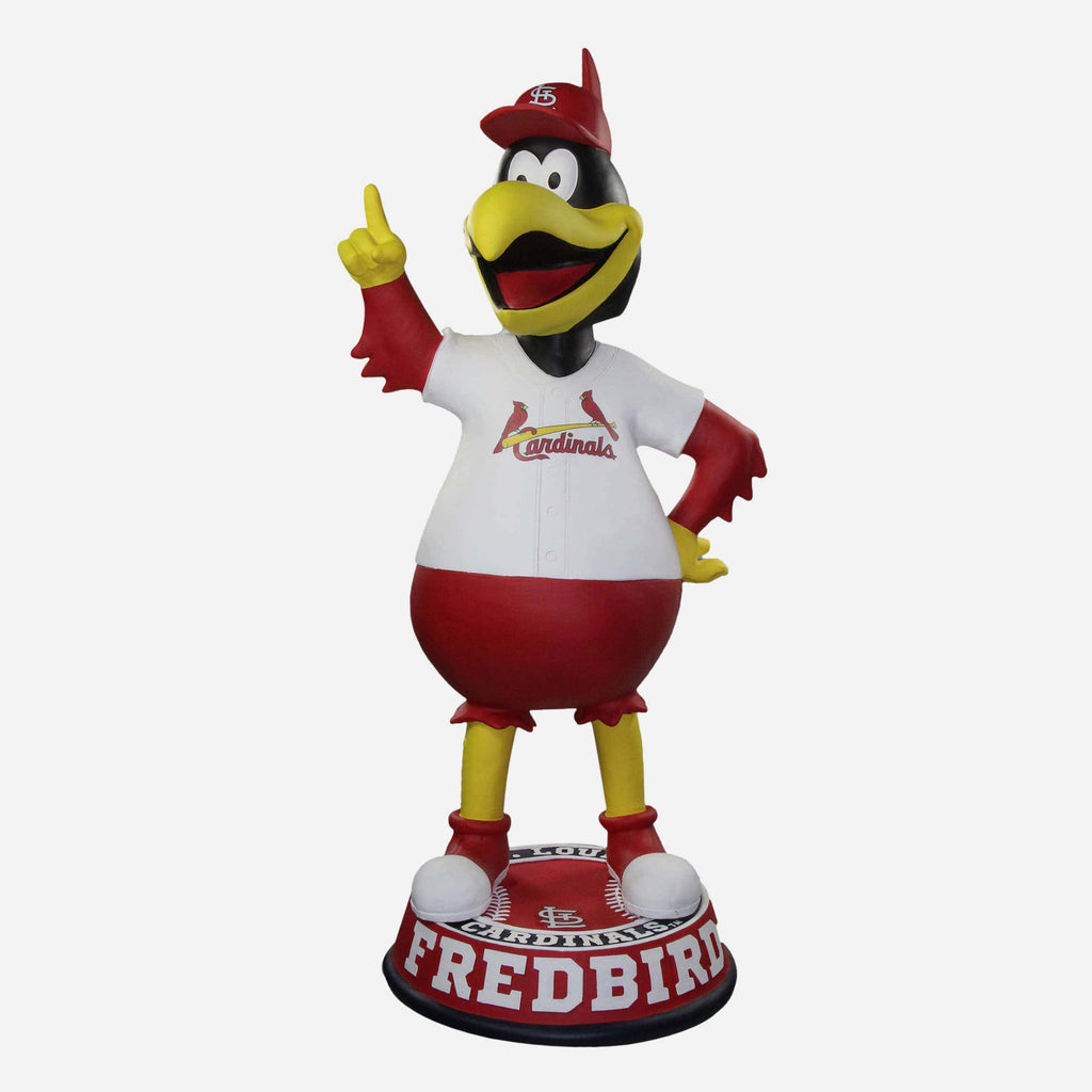 Fredbird St Louis Cardinals White Jersey 3 Ft Mascot Bobblehead FOCO