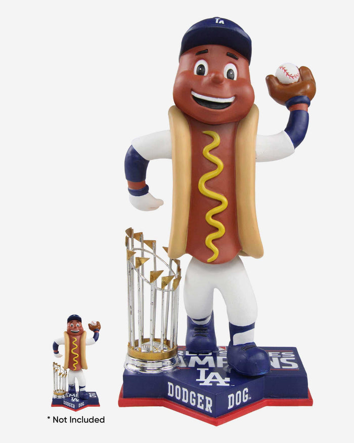 Dodger Dog Los Angeles Dodgers 2020 World Series Champions 3 Ft Bobblehead FOCO - FOCO.com