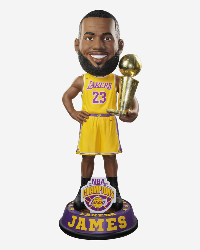 Lebron James Los Angeles Lakers 2020 NBA Champions 3 Ft Bobblehead FOCO - FOCO.com