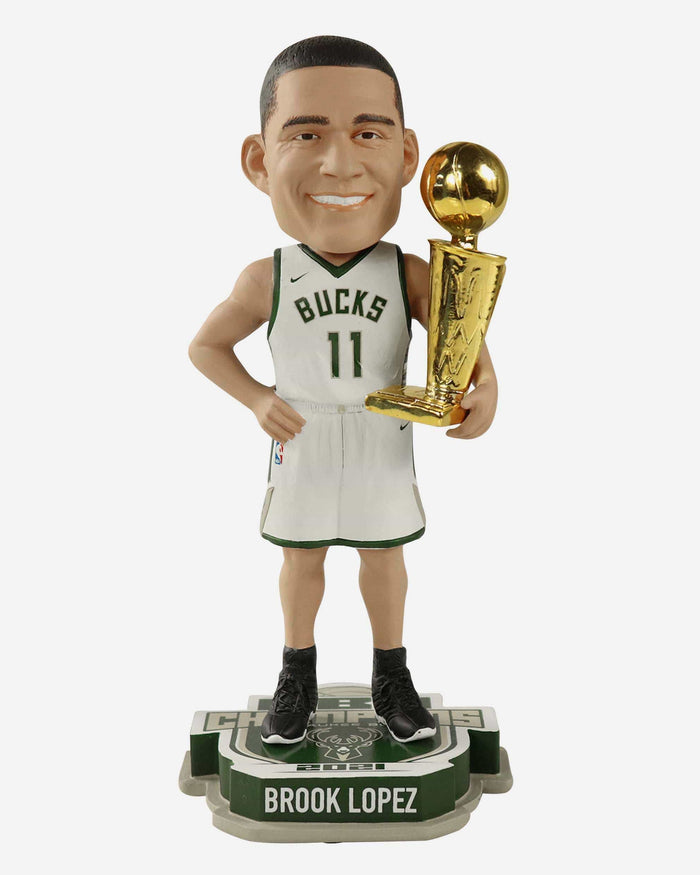 Brook Lopez Milwaukee Bucks 2021 NBA Champions Bobblehead FOCO - FOCO.com