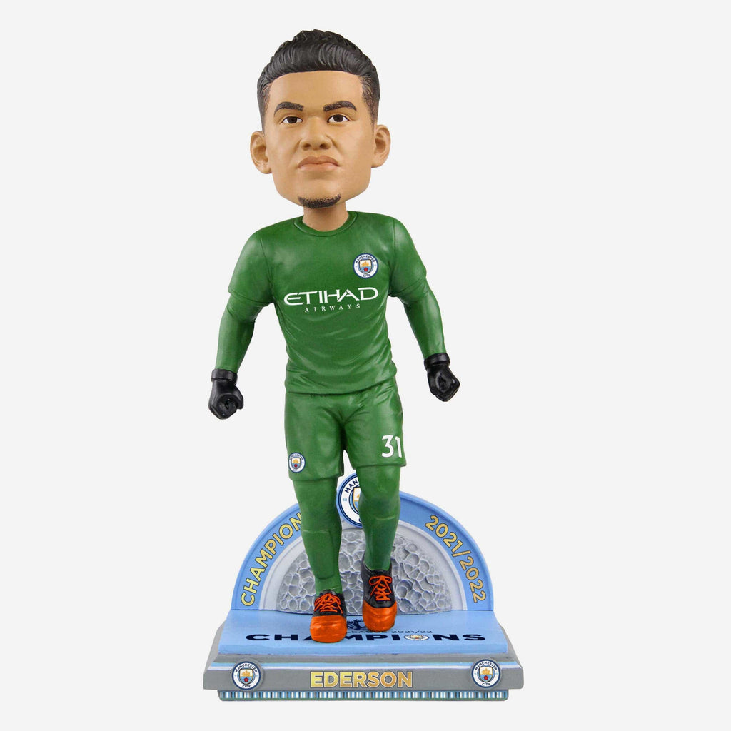 Ederson Santana De Moraes Manchester City FC Premier League Champions Bobblehead FOCO - FOCO.com