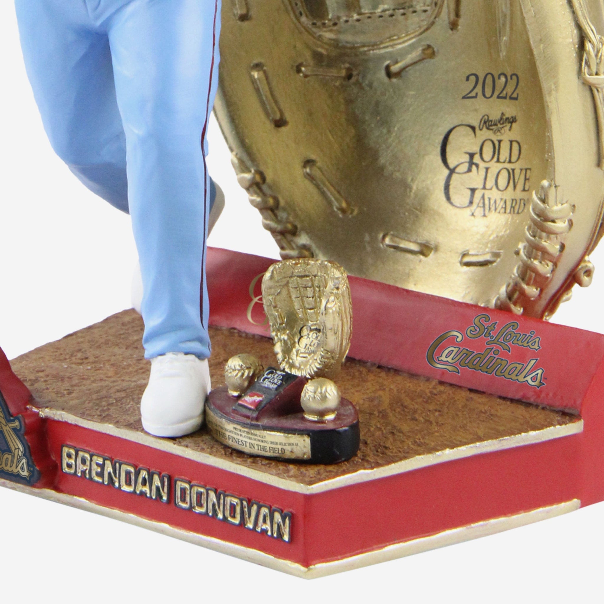 Brendan Donovan St Louis Cardinals 2022 Gold Glove Bobblehead FOCO
