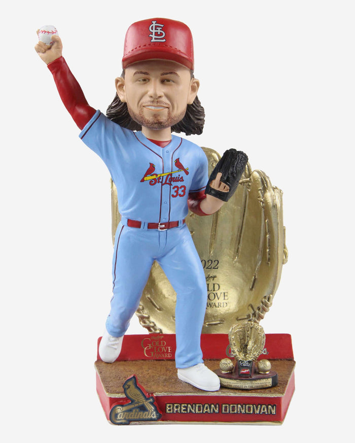 Brendan Donovan St Louis Cardinals 2022 Gold Glove Bobblehead FOCO - FOCO.com