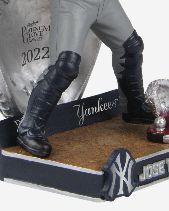 Jose Trevino New York Yankees 2022 Platinum Glove Bobblehead FOCO - FOCO.com