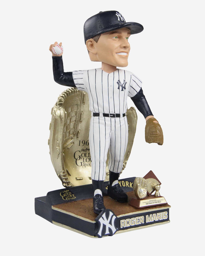 Roger Maris New York Yankees 1960 Gold Glove Bobblehead FOCO - FOCO.com