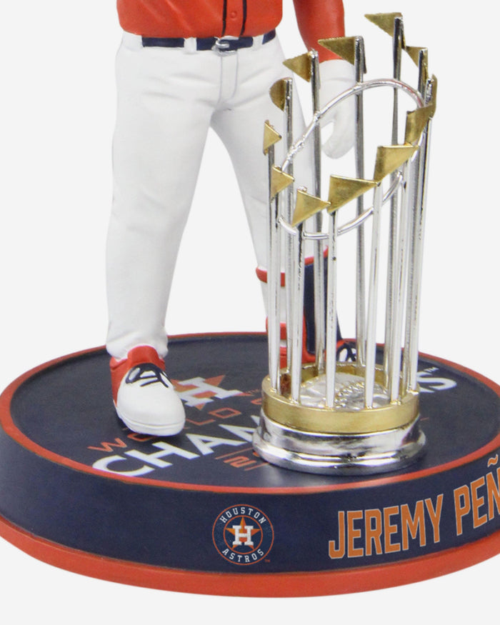 Framed Jeremy Pena Houston Astros 2022 MLB World Series Champions  Autographed Orange Nike Replica Jersey