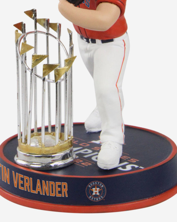 Justin Verlander Houston Astros 2022 World Series Champions Orange Jersey Bighead Bobblehead FOCO - FOCO.com