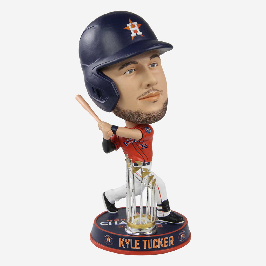 Kyle Tucker Houston Astros 2022 World Series Champions Orange Jersey Bighead Bobblehead FOCO - FOCO.com